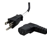 StarTech.com 10ft Standard Computer Power Cord 5-15P to Right Angle C13