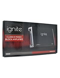 IGNITE Audio overol bloque clase D amplificador para coche 4000 W de potencia de pico