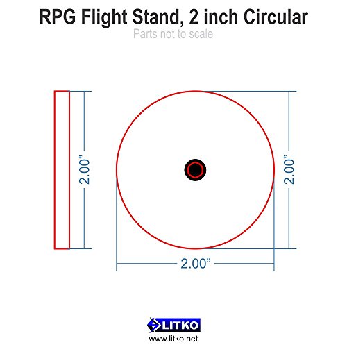 RPG Flight Stands, 2 Inch Circular, LARGE figure size (3)