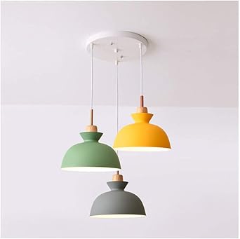 Z Eclairage Led Lustre Chambre Enfant Cuisine Abat Jour Luminaire Suspension Salon Industrielle Design Industriel Plafonnier Lampe Comptoir Bar Chambre D Hotel Peinture Fer Bois E27 Niveau D Energie A Amazon Fr Luminaires Et Eclairage