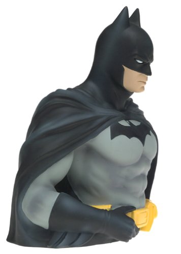 DC Batman Bust Bank, 8 1/4-inches tall