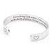 LParkin Mom Jewerly Everything I Am Today I Own to You Stepmom Bracelet (Cuff)