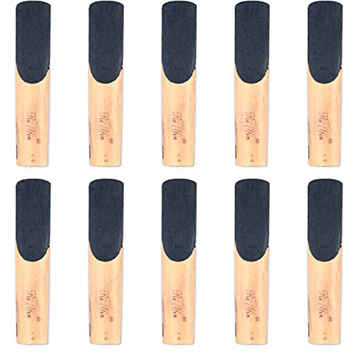 Alnicov Tenor Saxophone Sax Reeds Bb,Sax Reeds Strength 2.0,Set of 10