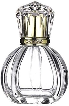 週末限定タイムセール 50ミリリットルポータブルクリア旅行詰め替えアトマイザー香水ガラスの空き瓶ポータブル透明なコンパクトサイズ詰め替えスプレー スプレーボトル