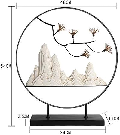 FGHHJ Adornos Escultura Nuevo Chino Adornos Creativos Baratijas Salón