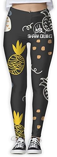 Shark Scuba Diving Lady Package Hip Yoga Pants