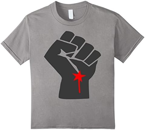 Kids Black Lives Matter Say No To Racism T-Shirt 6 Slate