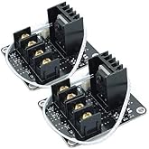 DEVMO 2PCS Heat Bed Mosfet,3D Printer Heat Bed Power Module 3D Printer Board Expansion Board 25A MOS Tube High Current Load Module