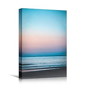 signwin Canvas Wall Art Pastel Sunset Bedroom Contemporary...