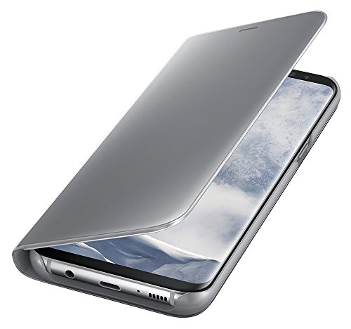 Capa Protetora Samsung Clear View Standing Cover para Galaxy S8 Plus - Prata