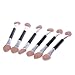 12Pcs Double-end Eye Shadow Sponge Applicator Eyeliner Makeup Brush Tool