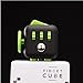Fidget Cube Relieves Stress and Anxiety for Children and Adults Anxiety Attention Toys 6 Colors (Black-Green)