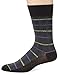 Perry Ellis Men's Tencel Herringbone Stripe Dress Sock