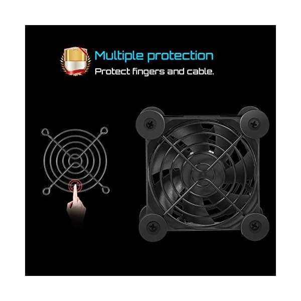 upHere-80mm-Fan-USB-Powered-Fans-Quiet-computer-cooling-5v-Fan-Compatible-for-PCXboxPlaystationTV-Box-etc-U803 upHere 80mm Fan USB Powered Fans Quiet computer cooling 5v Fan Compatible for PC/Xbox/Playstation/TV Box,etc,U803