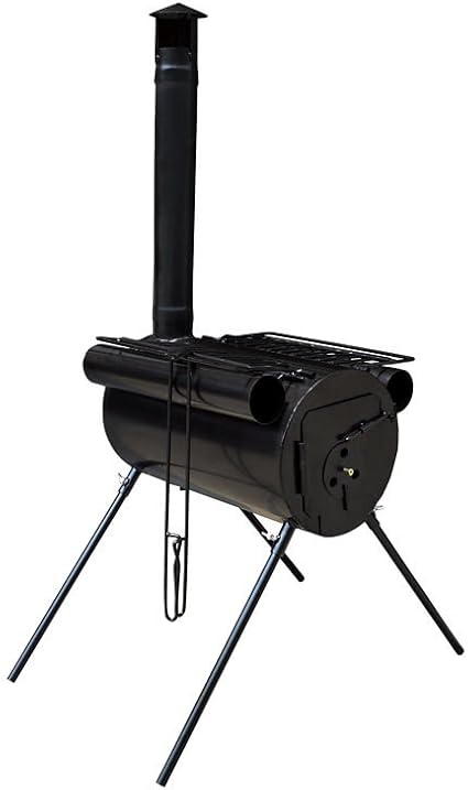 Portable Military Camping Steel Wood Stove Tent Heater For Fishing Camp Cooking By Shopperchoice Camp Stoves Amazon Canada