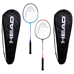 HEAD HEAD0412 Aluminum Badminton Racquets (Multi-Color)