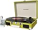 Crosley CR8005A-GR Cruiser Portable 3-Speed Turntable, Green