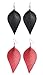 Lightweight Women Real Jewelry Leather Leaf Teardrop Earrings Dangle Drop Earring No Faux