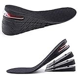 Height Increase Insoles,Cropped Air Cushion Unisex 4 Layer(3.15inch) Inserts & Insoles