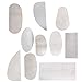 RDEXP Pottery Clay pattern dieing Ceramics Sharp Steel Tools Scraper Crafts Pack of 10