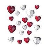 Red & Diamond Jewel Rhinestone Stickers