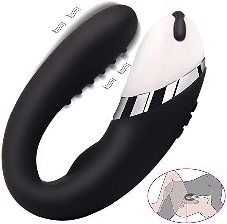 Obaile 10 Modes Wearable Couple Lover Electric Massager with USB Rechargeable Cable - Black