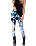 Pink Wind Womens Footless Print Strech Pants Leggings