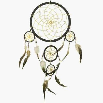 New Age Source Dreamcatcher~ Dreamcatcher Feathers~ Approx 8.5" Diameter 18" Long