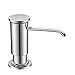 GICASA Soap Dispenser Chrome, Built in Hand Liquid Sink Soap Dispenser with ABS Pump Head, Countertop K with PP Bottle Copper Sprayer