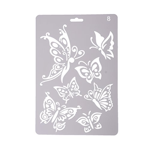 1 Pcs Plastic Drawing Painting Stencils Scale Template Graphics Ruler for Children Creation,DIY Albums Accessories,Journal,Craft Projects by Team-Management