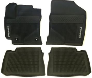 Amazon Com Genuine Toyota All Weather Floor Mats Set Of 4 For