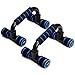 MythGeek Push up Pushup Bars Stands Handles Set for Men and Women Workout - Blue