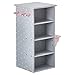 Olivia's Little World - Princess 18 inch Doll Furniture | Dresser with 3 Hangers (Grey Polka Dots) | Fits American Girls, Our Generation and More