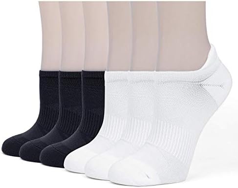 Women's Low Cut Socks Athletic Running Cushion Short Cotton Ankle Socks Low Cut Socks (6 Pairs)