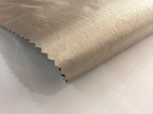 JWtextec Conductive Fabric EMI Shielding Ripstop Style Copper/Nickel Coating Fabric (39.37x39.37 Inches(1mX1m))