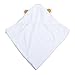 100% Bamboo Hooded Baby Towel Swaddlers Wrap Newborn - Washcloth White Crib Hood Blanket for infant Toddler Kids Girl Boy|Bathtub Bubble Outfit Suit Set|Hoodie Shower Swaddle Set for Travel,Beach,Swim