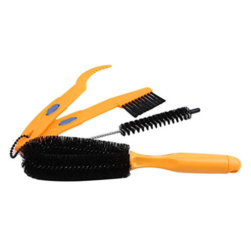 DearAnswer 6Pcs Bicycle Cleaner Set Cycling Tire Brush Cleaning Tool for Bike Chain/Crank/Tire/Sprocket