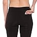 Fishers Finery Women's Classic Bootleg Yoga Pant; Back Pockets - New Fabric (Black, M Petite)