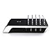 Charging Station for Multiple Devices, Burns Electronics Docking Station with Qi Wireless Charging Pad, Smart IC Technology for Smartphones, Tablets, Watches, USB Type-C, Multi Port Desktop Organizer