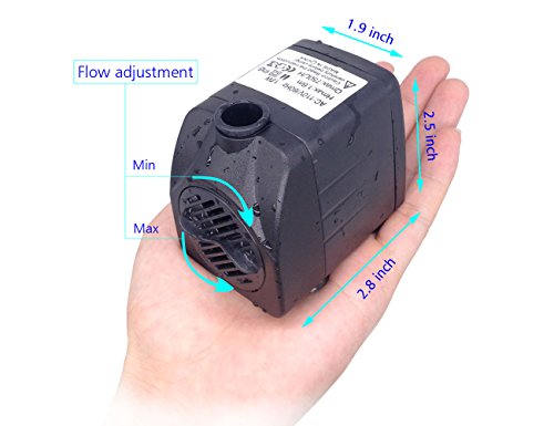 5 COODIA+Submersible+Fountain+Adjustable+Hydroponic