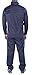 Vertical Sport Men's 2 Piece Jacket Pants Track Suit JS15 (Medium, Navy/Aqua)