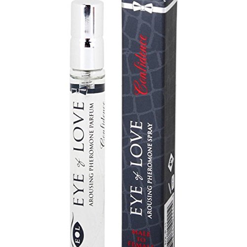 Confidence By Eye of Love Best Pheromone Cologne Parfum Spray to Attract Women, Highest Concentration, Travel size, .33 fl. oz. (10 ml)