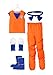 Fun Costumes Ascend to Super Saiyan: Men's Goku Costume - Embrace The Spirit of Dragon Ball Z - Small - Orange