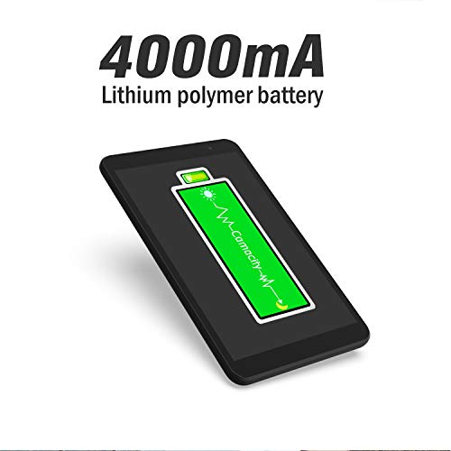 Tablet Android 9.0 8-Zoll WiFi - HAOQIN H8 Quad Core 2GB RAM 16GB Speicherraum HD IPS Display Bluetooth FM Google Zertifiziertes (Grau)