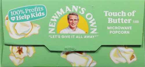 NEWMAN’S OWN LIGHT BUTTER POPCORN, 3.5 OZ, 3 CT