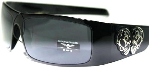 #FS1-HC2 Flying Skull Eyewear Cycling Fishing Men's Sport Sunglasses + Case