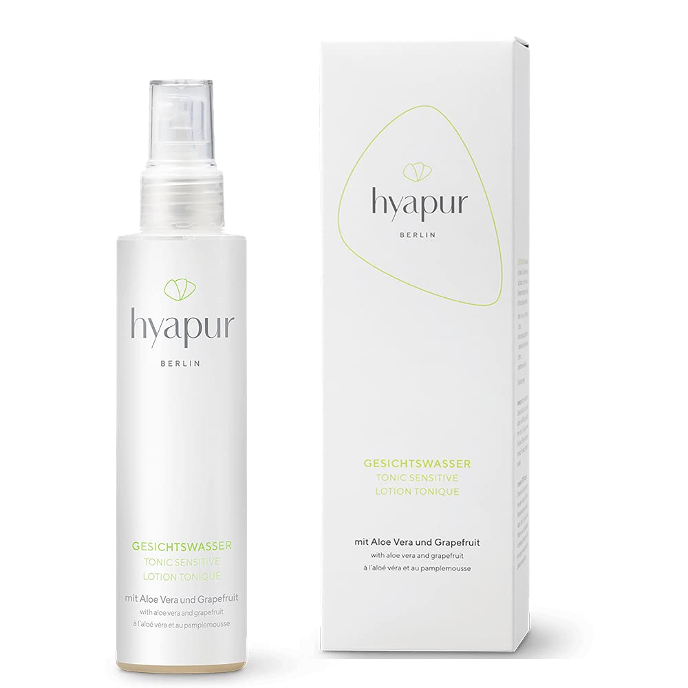 hyapur® - Green Tonic Sensitive 150 ml - The refreshing facial toner - for anti-ageing care with organic vegan natural cosmetics from Berlin