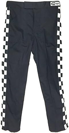 Fire Suit Racing Pants Single Layer SFI-1 3X-Large Black Qualifier