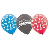amscan Power Rangers Latex Balloons (6 Pack)