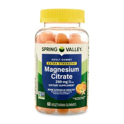 Magnesium Citrate Gummies 250 mg (Orange)
